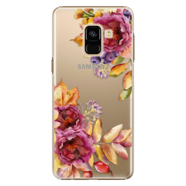 Plastové puzdro iSaprio - Fall Flowers - Samsung Galaxy A8 2018