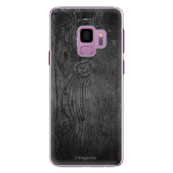 Plastové puzdro iSaprio - Black Wood 13 - Samsung Galaxy S9