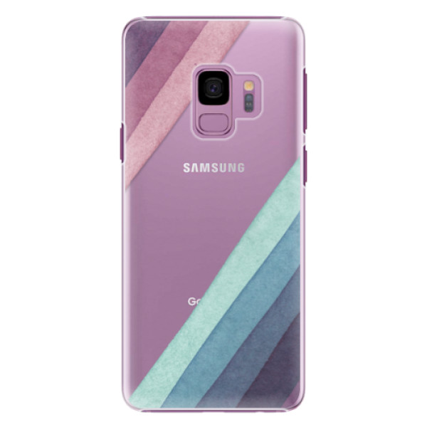 Plastové puzdro iSaprio - Glitter Stripes 01 - Samsung Galaxy S9