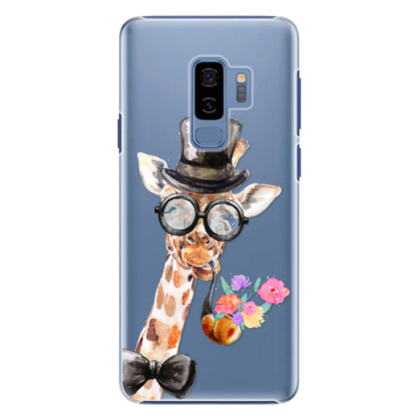 Plastové puzdro iSaprio - Sir Giraffe - Samsung Galaxy S9 Plus