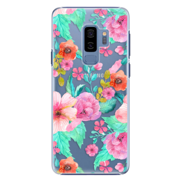 Plastové puzdro iSaprio - Flower Pattern 01 - Samsung Galaxy S9 Plus