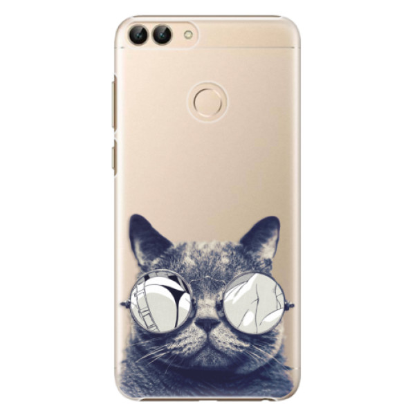 Plastové puzdro iSaprio - Crazy Cat 01 - Huawei P Smart