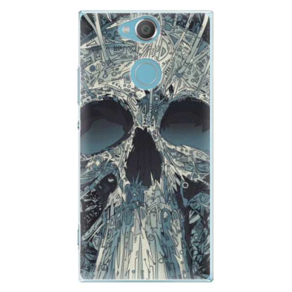 Plastové puzdro iSaprio - Abstract Skull - Sony Xperia XA2