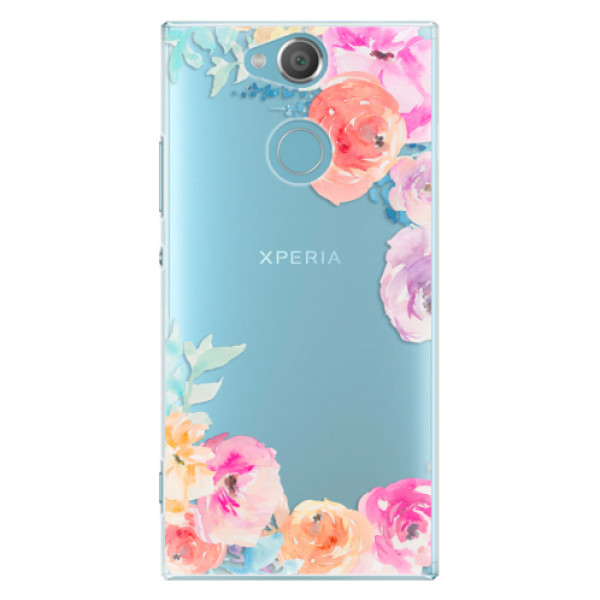 Plastové puzdro iSaprio - Flower Brush - Sony Xperia XA2