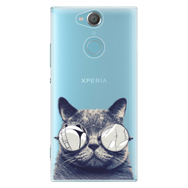 Plastové puzdro iSaprio - Crazy Cat 01 - Sony Xperia XA2