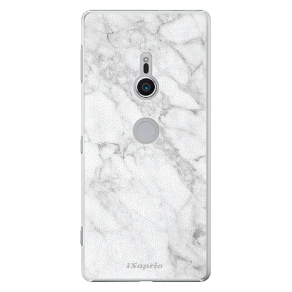 Plastové puzdro iSaprio - SilverMarble 14 - Sony Xperia XZ2