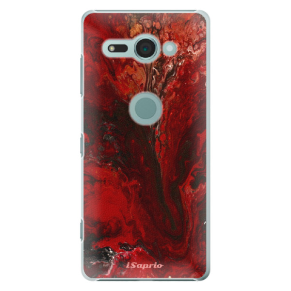 Plastové puzdro iSaprio - RedMarble 17 - Sony Xperia XZ2 Compact