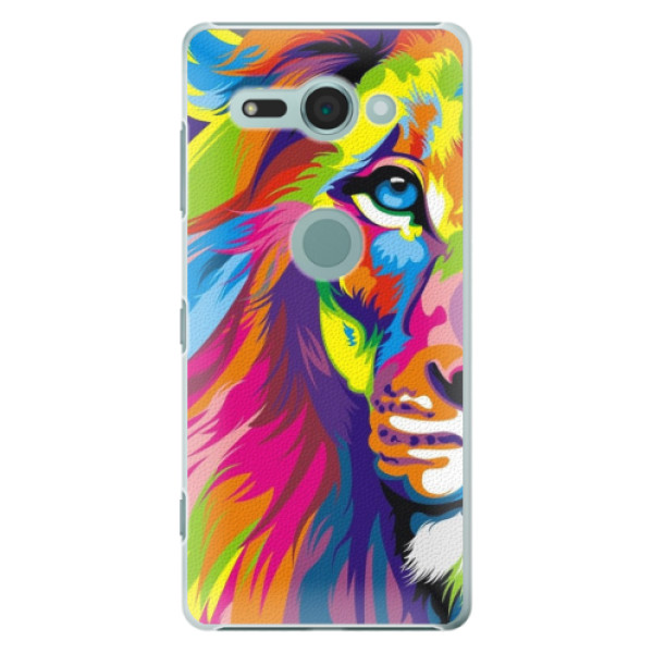 Plastové puzdro iSaprio - Rainbow Lion - Sony Xperia XZ2 Compact