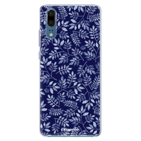 Plastové puzdro iSaprio - Blue Leaves 05 - Huawei P20