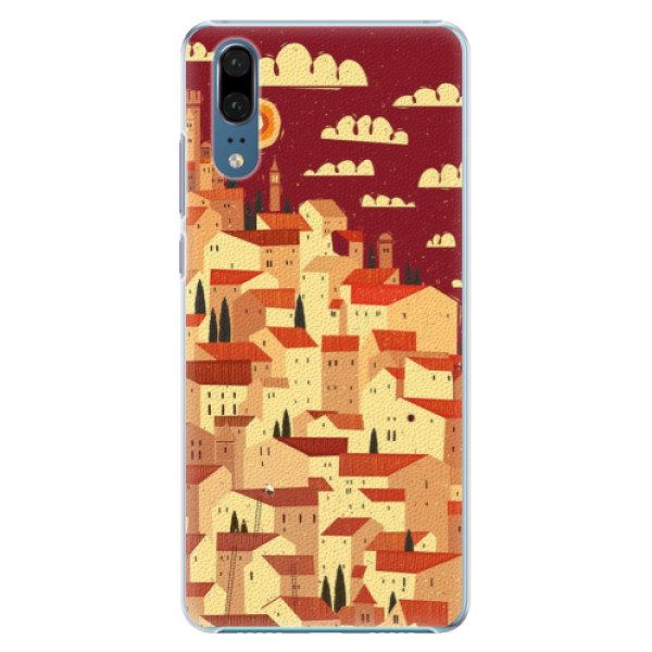 Plastové puzdro iSaprio - Mountain City - Huawei P20