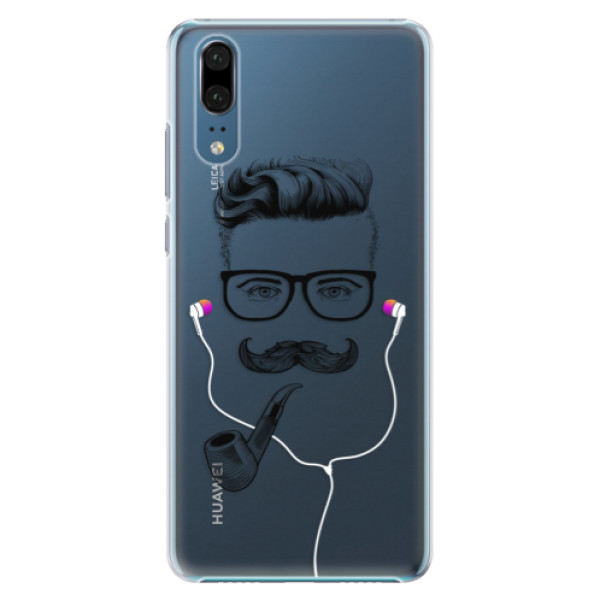 Plastové puzdro iSaprio - Man With Headphones 01 - Huawei P20