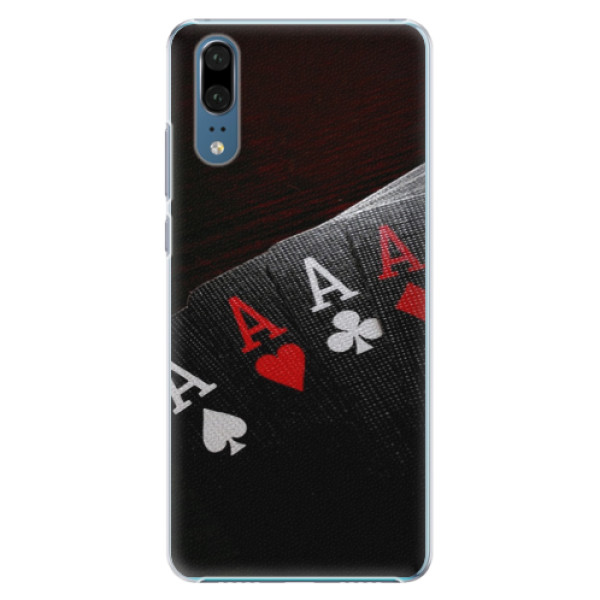 Plastové puzdro iSaprio - Poker - Huawei P20