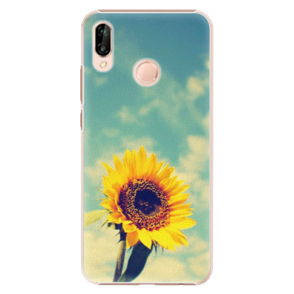 Plastové puzdro iSaprio - Sunflower 01 - Huawei P20 Lite
