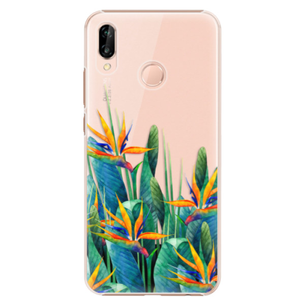 Plastové puzdro iSaprio - Exotic Flowers - Huawei P20 Lite