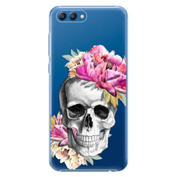 Plastové puzdro iSaprio - Pretty Skull - Huawei Honor View 10