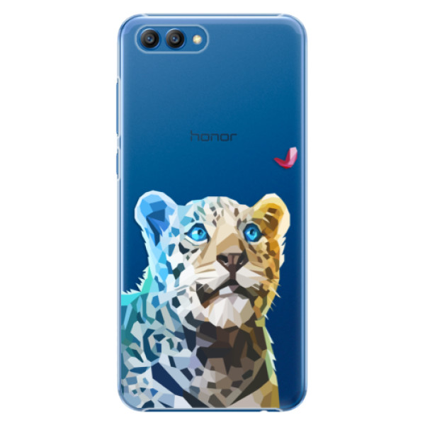 Plastové puzdro iSaprio - Leopard With Butterfly - Huawei Honor View 10