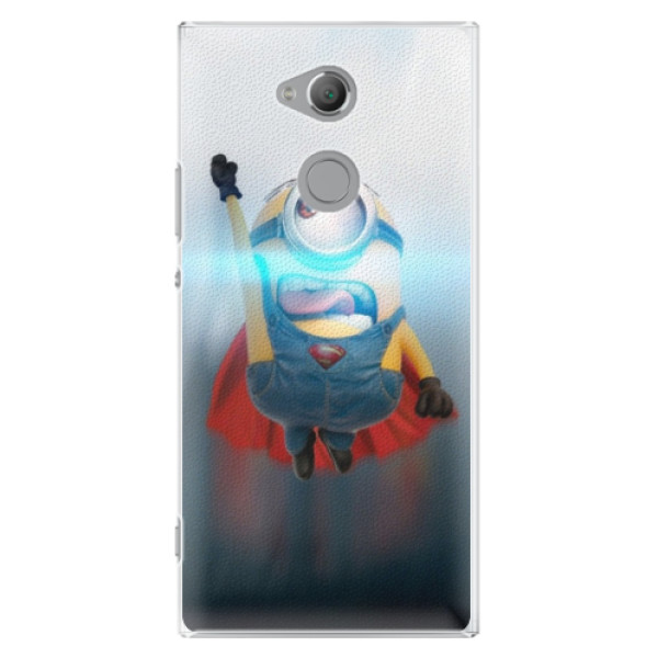 Plastové puzdro iSaprio - Mimons Superman 02 - Sony Xperia XA2 Ultra