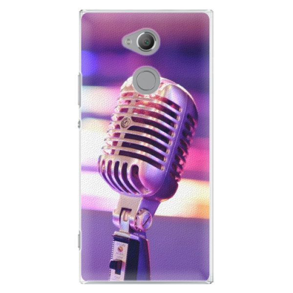 Plastové puzdro iSaprio - Vintage Microphone - Sony Xperia XA2 Ultra