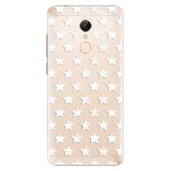 Plastové puzdro iSaprio - Stars Pattern - white - Xiaomi Redmi 5
