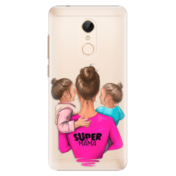 Plastové puzdro iSaprio - Super Mama - Two Girls - Xiaomi Redmi 5