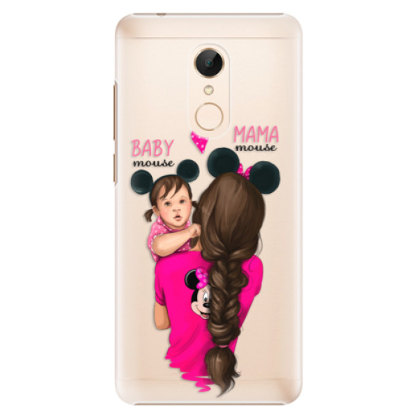 Plastové puzdro iSaprio - Mama Mouse Brunette and Girl - Xiaomi Redmi 5