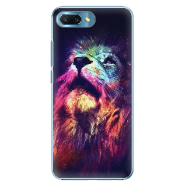 Plastové puzdro iSaprio - Lion in Colors - Huawei Honor 10