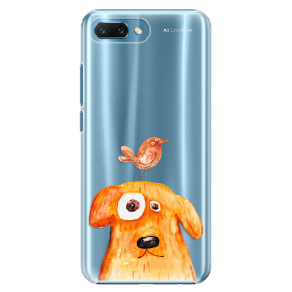 Plastové puzdro iSaprio - Dog And Bird - Huawei Honor 10