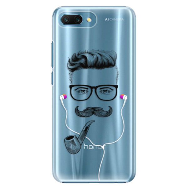 Plastové puzdro iSaprio - Man With Headphones 01 - Huawei Honor 10
