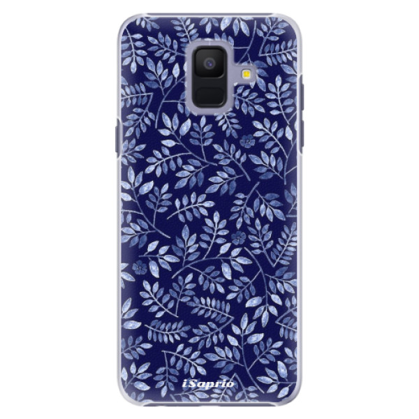 Plastové puzdro iSaprio - Blue Leaves 05 - Samsung Galaxy A6