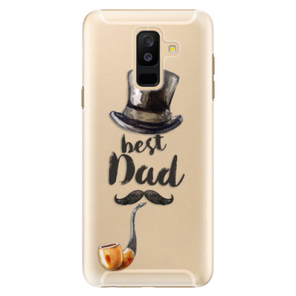 Plastové puzdro iSaprio - Best Dad - Samsung Galaxy A6+