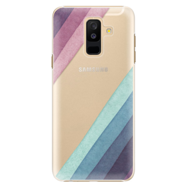 Plastové puzdro iSaprio - Glitter Stripes 01 - Samsung Galaxy A6+
