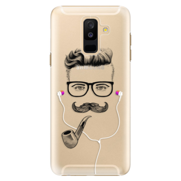 Plastové puzdro iSaprio - Man With Headphones 01 - Samsung Galaxy A6+
