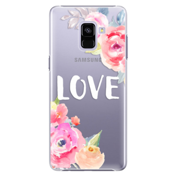 Plastové puzdro iSaprio - Love - Samsung Galaxy A8+