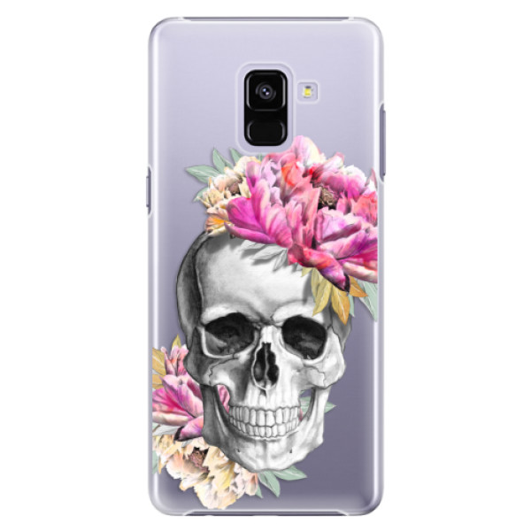 Plastové puzdro iSaprio - Pretty Skull - Samsung Galaxy A8+
