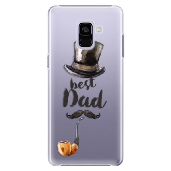 Plastové puzdro iSaprio - Best Dad - Samsung Galaxy A8+