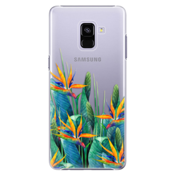 Plastové puzdro iSaprio - Exotic Flowers - Samsung Galaxy A8+