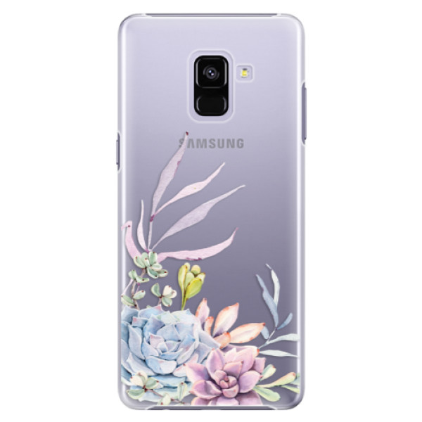 Plastové puzdro iSaprio - Succulent 01 - Samsung Galaxy A8+