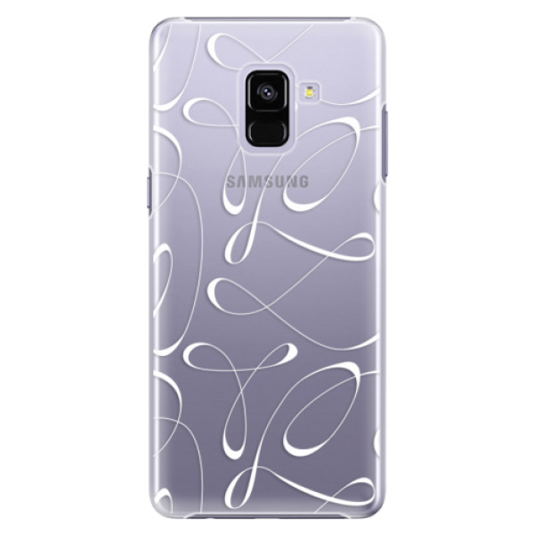 Plastové puzdro iSaprio - Fancy - white - Samsung Galaxy A8+