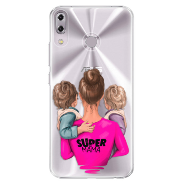 Plastové puzdro iSaprio - Super Mama - Two Boys - Asus ZenFone 5 ZE620KL