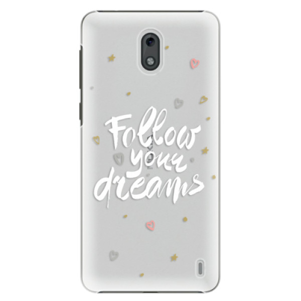 Plastové puzdro iSaprio - Follow Your Dreams - white - Nokia 2