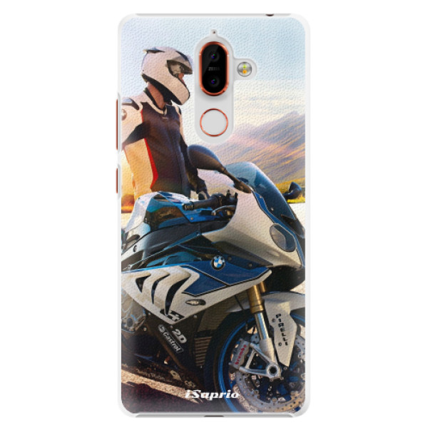 Plastové puzdro iSaprio - Motorcycle 10 - Nokia 7 Plus