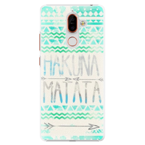 Plastové puzdro iSaprio - Hakuna Matata Green - Nokia 7 Plus
