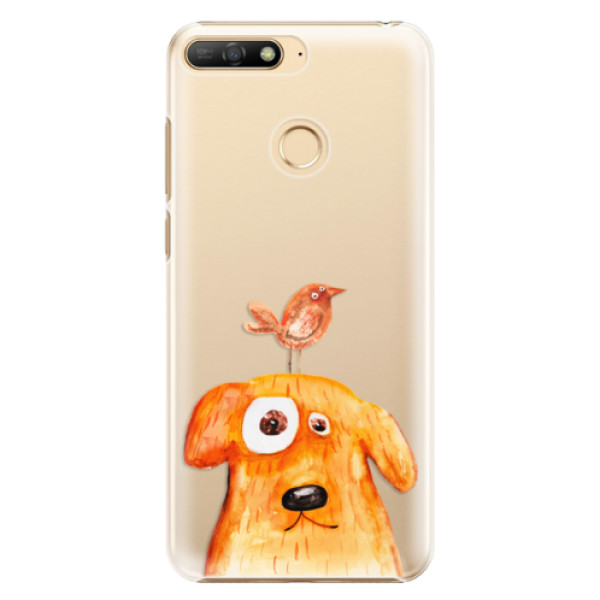 Plastové puzdro iSaprio - Dog And Bird - Huawei Y6 Prime 2018