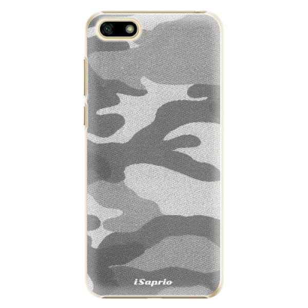 Plastové puzdro iSaprio - Gray Camuflage 02 - Huawei Y5 2018