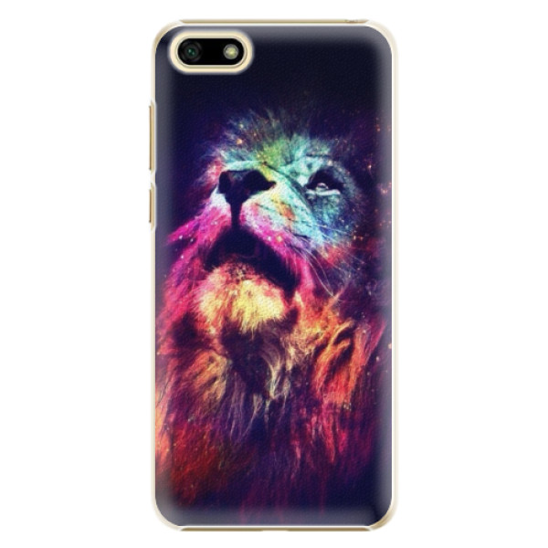 Plastové puzdro iSaprio - Lion in Colors - Huawei Y5 2018