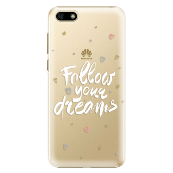 Plastové puzdro iSaprio - Follow Your Dreams - white - Huawei Y5 2018