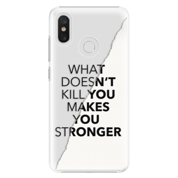 Plastové puzdro iSaprio - Makes You Stronger - Xiaomi Mi 8