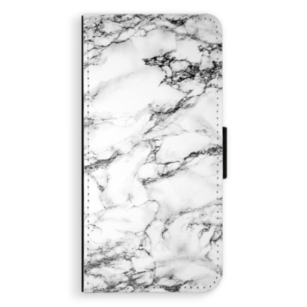 Flipové puzdro iSaprio - White Marble 01 - Huawei Ascend P8