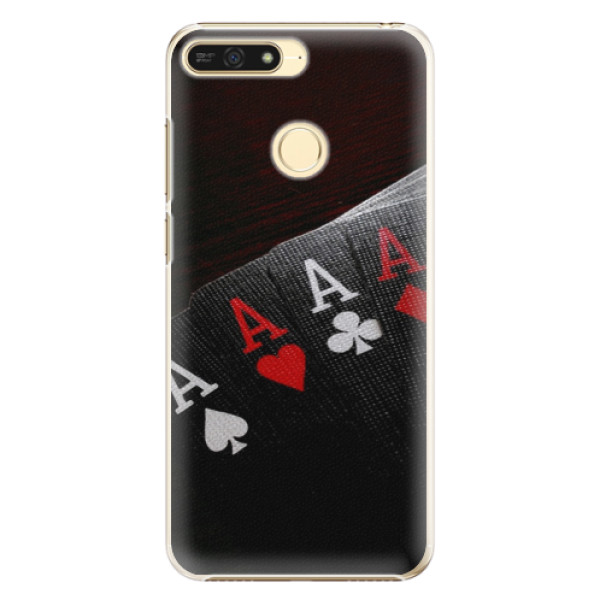 Plastové puzdro iSaprio - Poker - Huawei Honor 7A
