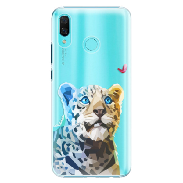 Plastové puzdro iSaprio - Leopard With Butterfly - Huawei Nova 3